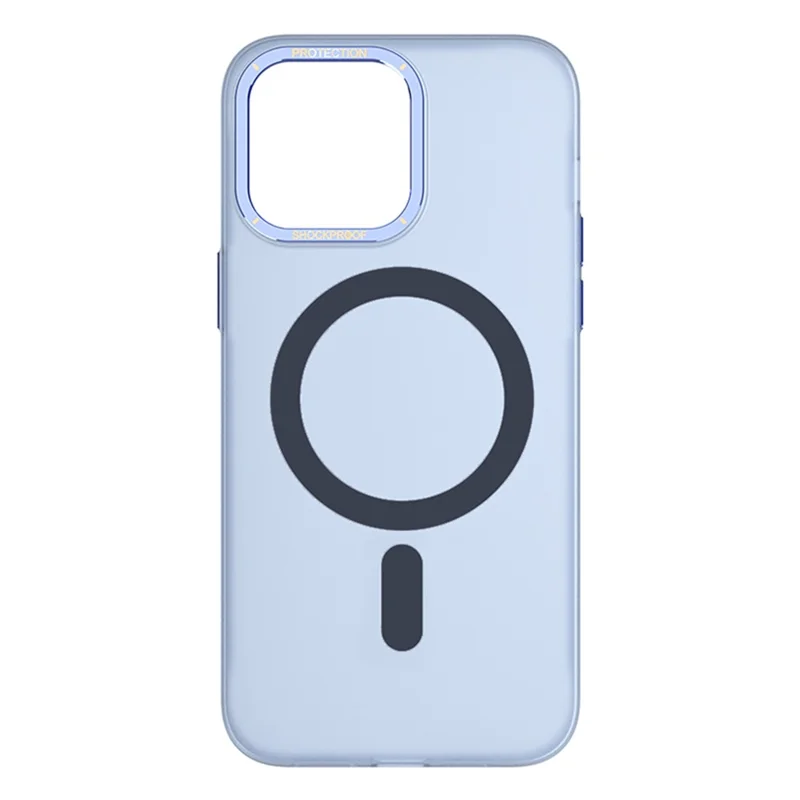 TOTU AA-194 For iPhone 14 Pro Case Magnetic Phone Cover Compatible with MagSafe - Transparent Blue