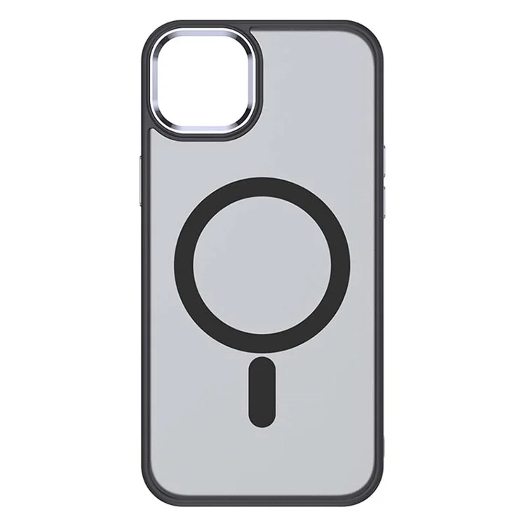 TOTU AA-196 Per iPhone 14 Custodia Compatibile con MagSafe Skin-touch TPU+PC Copertura del Telefono - Nero