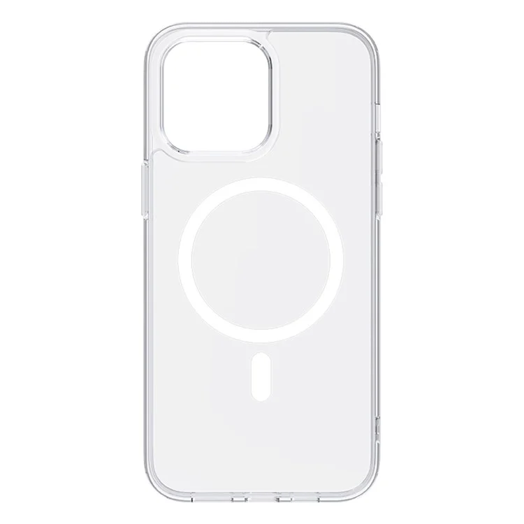 Чехол TOTU PC-04 для iPhone 15 Pro Max Clear Mobile Phone Cover TPU+PC+Magnet Shell, совместимый с MagSafe