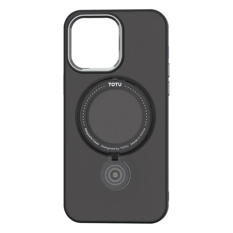 TOTU AA-197 Kickstand Case for iPhone 14 Pro Max Case Compatible with MagSafe PC+TPU Phone Cover - Black