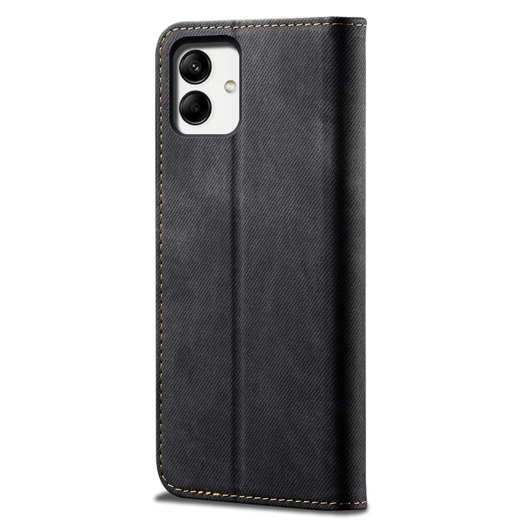 Pour étui Samsung Galaxy A05 4G Anti-Scratch PU Leather Phone Shell Wallet - Noir