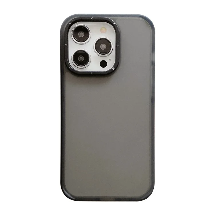 Stoßfeste Hülle für iPhone 15 Pro Max Case TPU+PC Hybrid Handy-Rückenschale - Schwarz