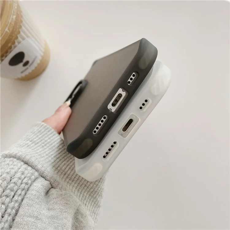 Stoßfeste Hülle für iPhone 15 Pro Max Case TPU+PC Hybrid Handy-Rückenschale - Schwarz