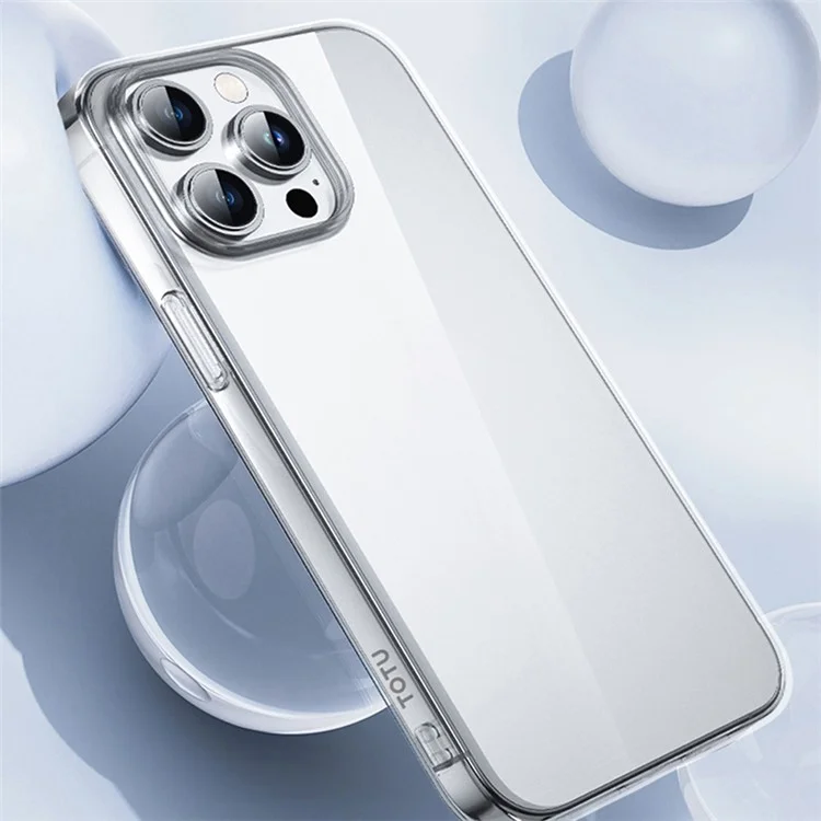 TOTU PC-01 For iPhone 15 Pro Max Clear Phone Case Precise Cutout TPU Back Cover