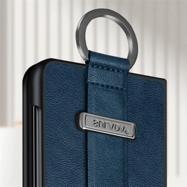 SULADA Fashion Series para Funda Huawei Mate X5 Correa de Mano Retráctil con Soporte - Azul