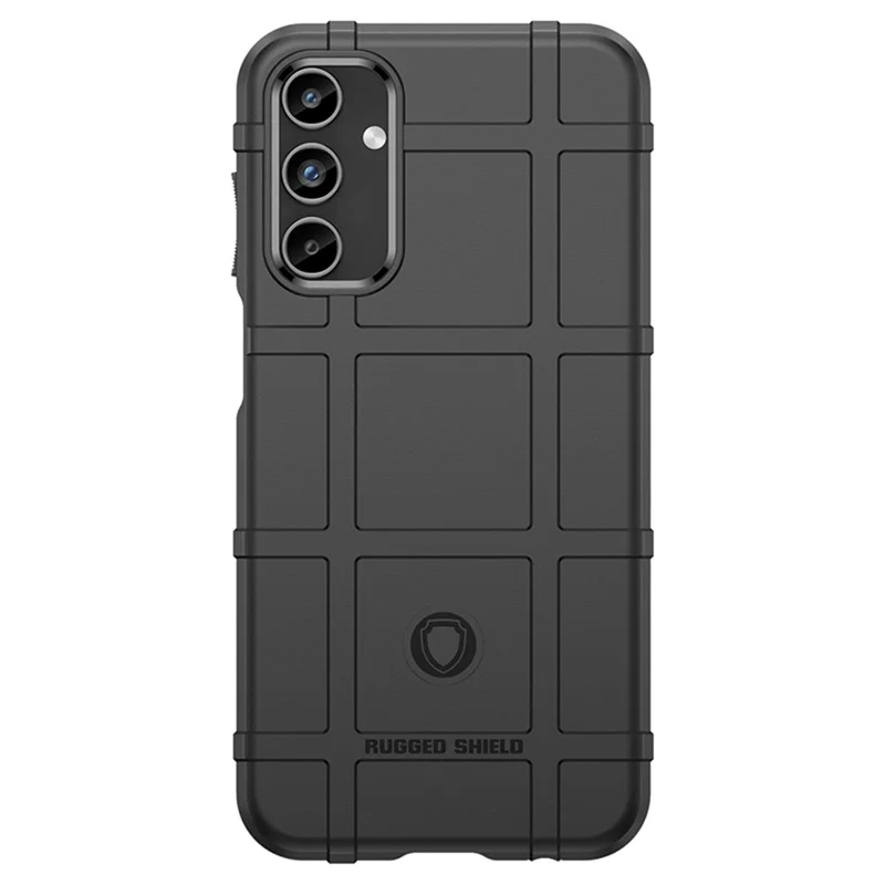 Para Samsung Galaxy A15 5G Case Square Grid Texture TPU Shell Phone Cover - Preto