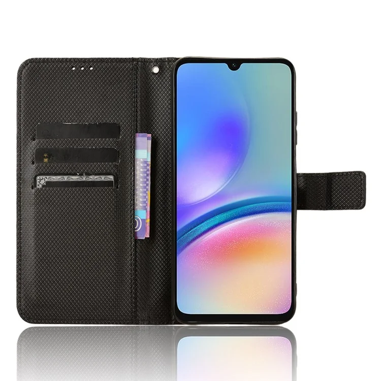 Per Samsung Galaxy A05s 4G / M14 4G Case Stand Wallet Phone Leather Cover - Nero