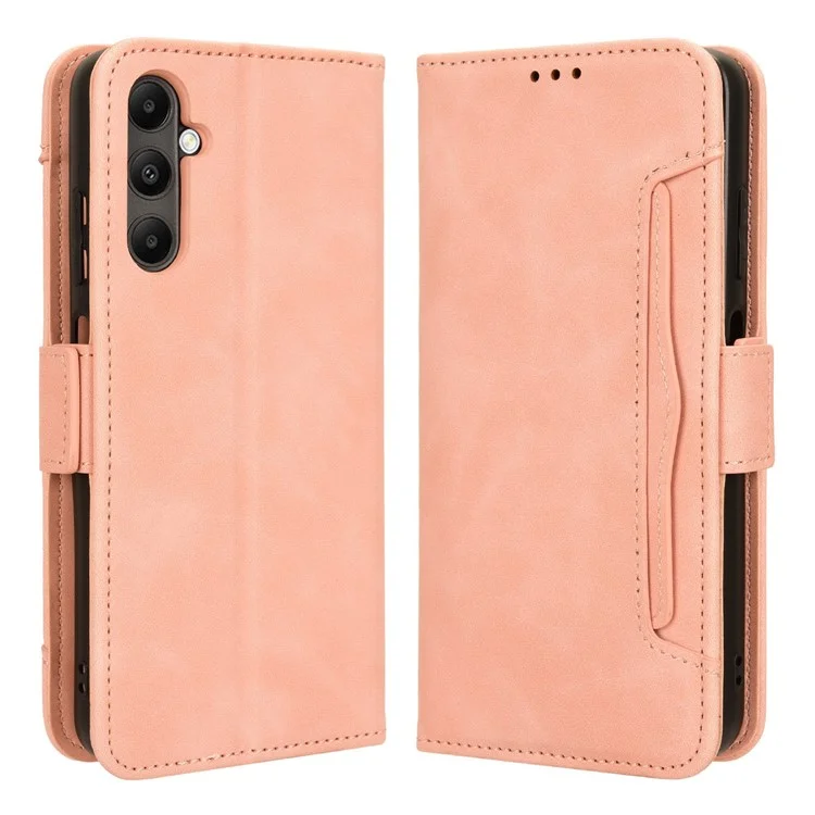 For Samsung Galaxy A05s 4G / M14 4G Case PU Leather Wallet Phone Cover with Card Slots - Pink