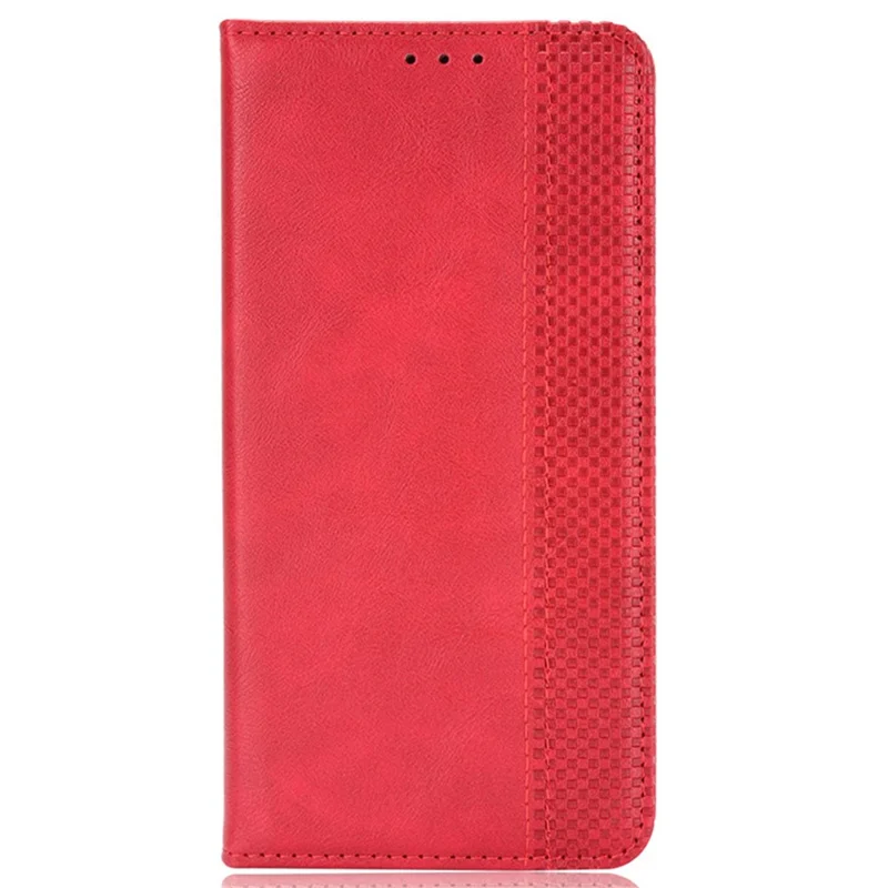 For Xiaomi Mix Fold 3 5G Folding Case Retro PU Leather Stand Phone Cover - Red