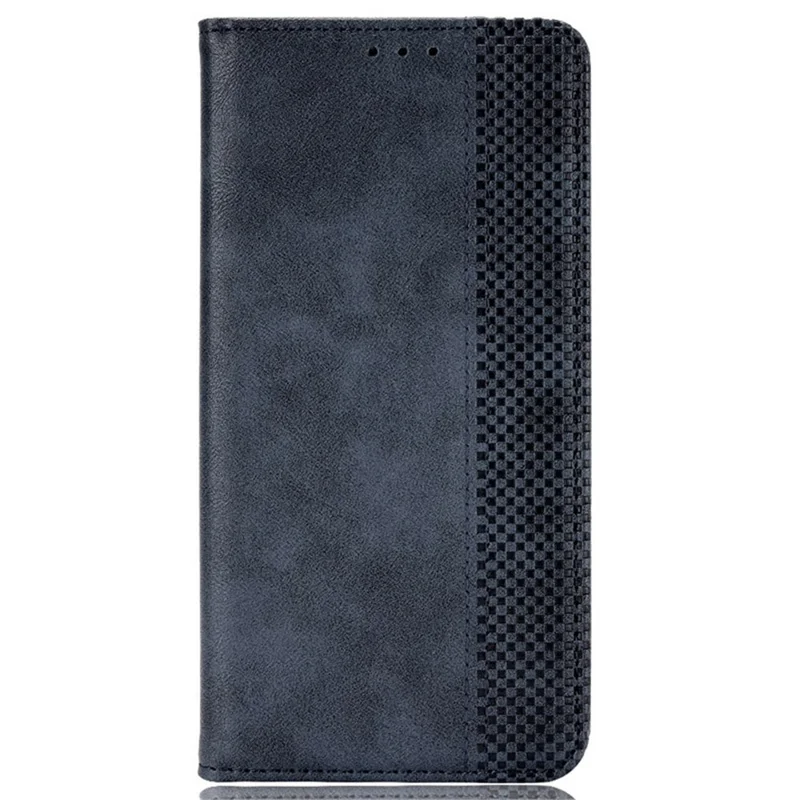 For Xiaomi Mix Fold 3 5G Folding Case Retro PU Leather Stand Phone Cover - Blue
