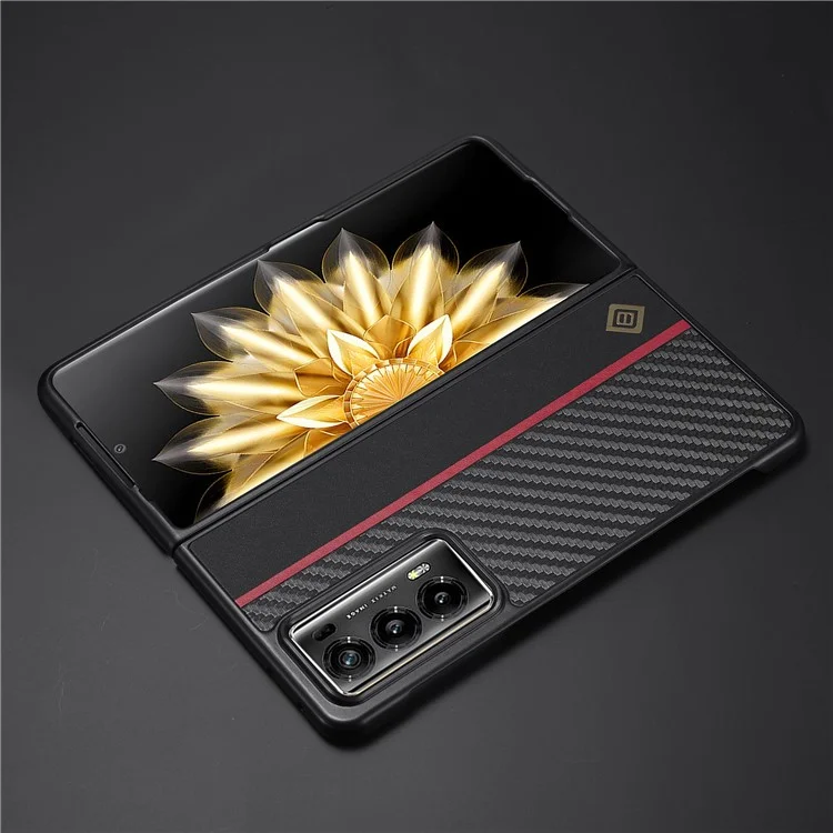 LC.IMEEKE Para Honor Magic V2 5G Capa de Fibra de Carbono Textura Dobrável Capa de Telefone