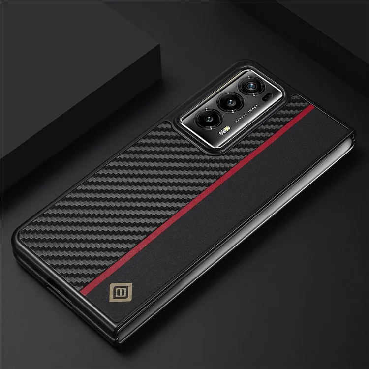LC.IMEEKE Para Honor Magic V2 5G Capa de Fibra de Carbono Textura Dobrável Capa de Telefone