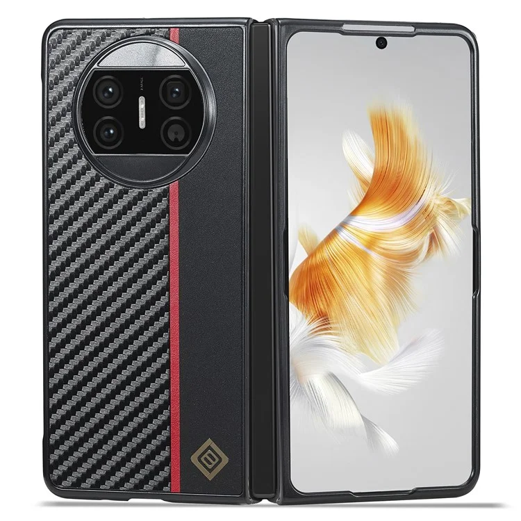LC.IMEEKE Pour Huawei Mate X3 5G Étui Cuir PU+TPU+EVA Étui de protection pour téléphone