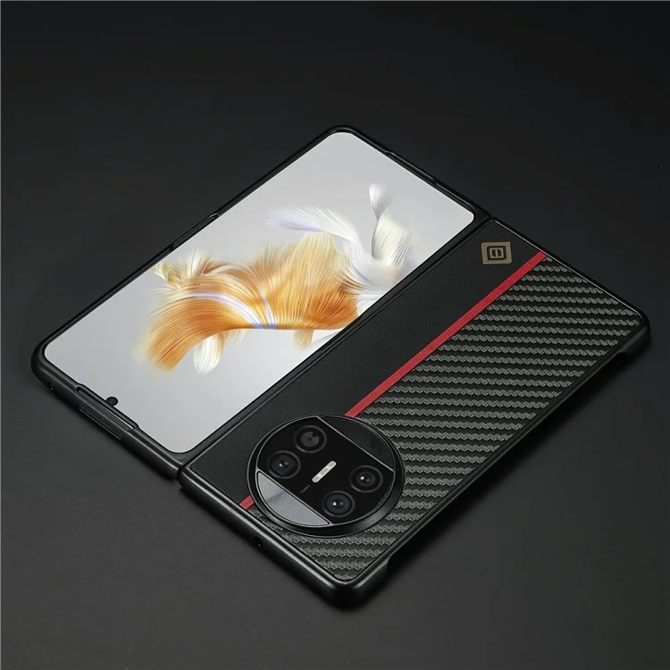 LC.IMEEKE Pour Huawei Mate X3 5G Étui Cuir PU+TPU+EVA Étui de protection pour téléphone