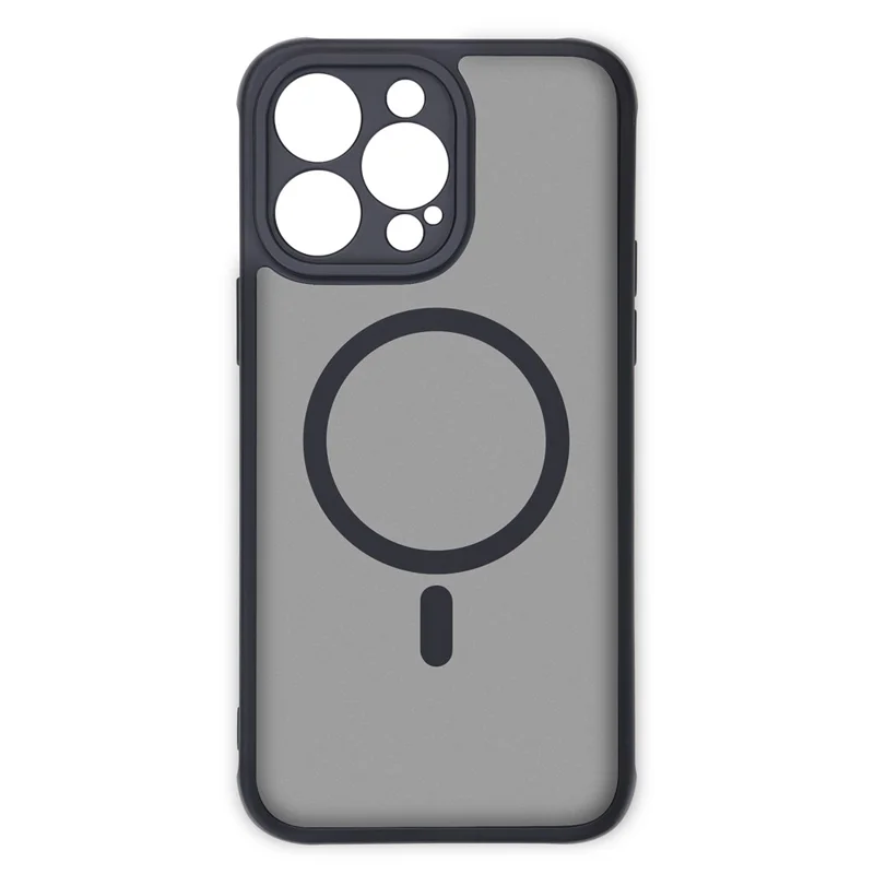 Чехол для телефона VILI GVB Series для iPhone 15 Pro - съемный кожаный кошелек с крышкой, черный
