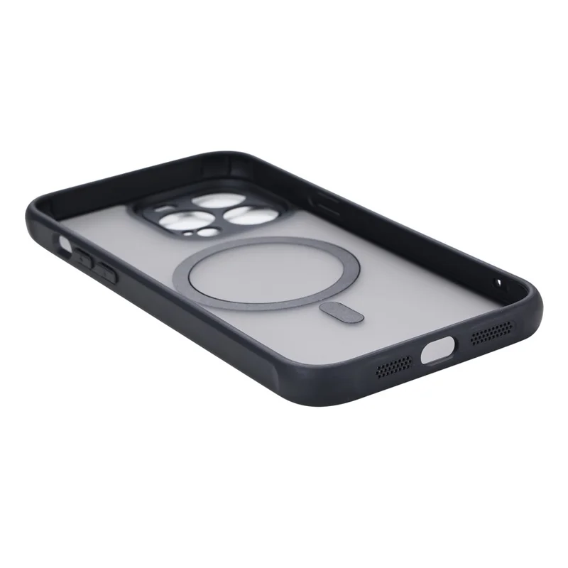 Чехол для телефона VILI GVB Series для iPhone 15 Pro - съемный кожаный кошелек с крышкой, черный