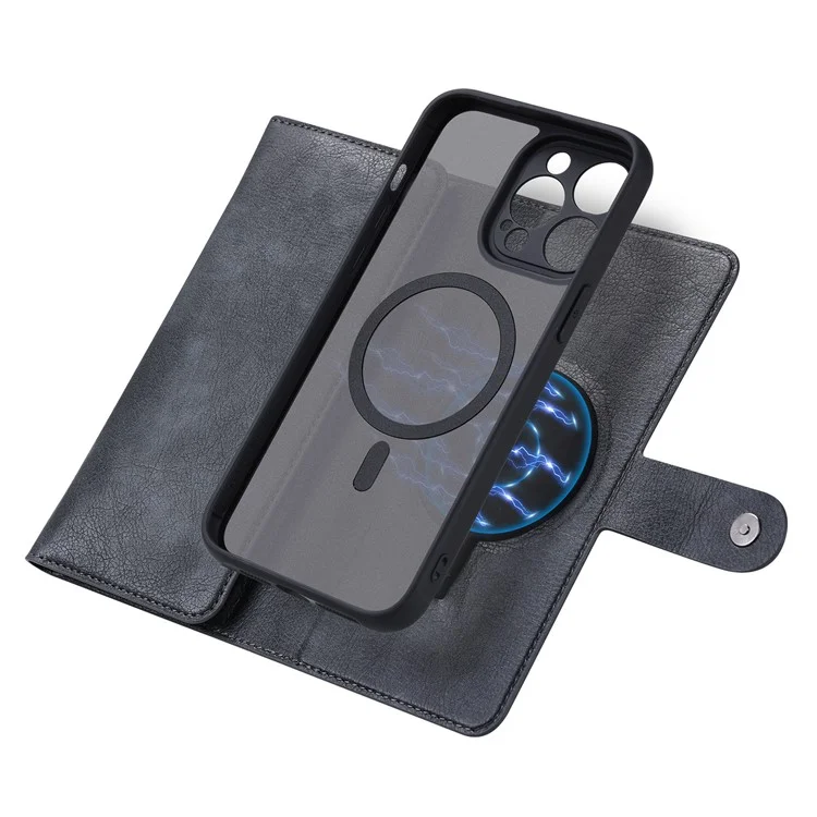 VILI GVB Series for iPhone 13 Pro Case Detachable 2-in-1 Phone Cover Compatible with MagSafe - Black