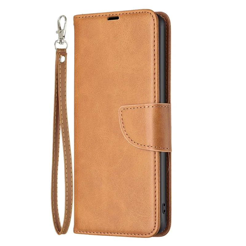 For Motorola Edge 40 Neo 5G Case Anti-Scratch Wallet Stand PU Leather Phone Cover - Yellow