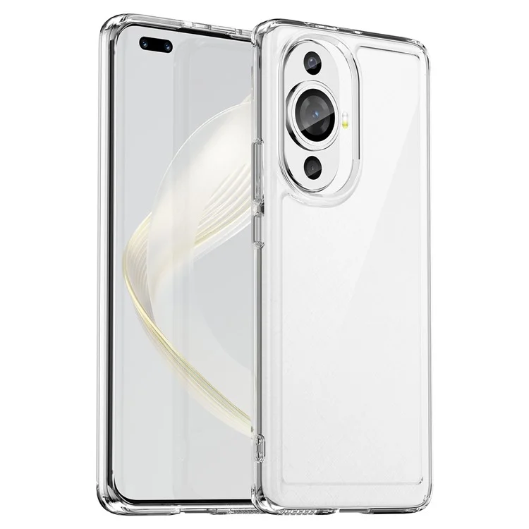 For Huawei nova 11 Ultra / nova 11 Pro Phone Case TPU+Acrylic Clear Cover (Big Rear Lens Hole)