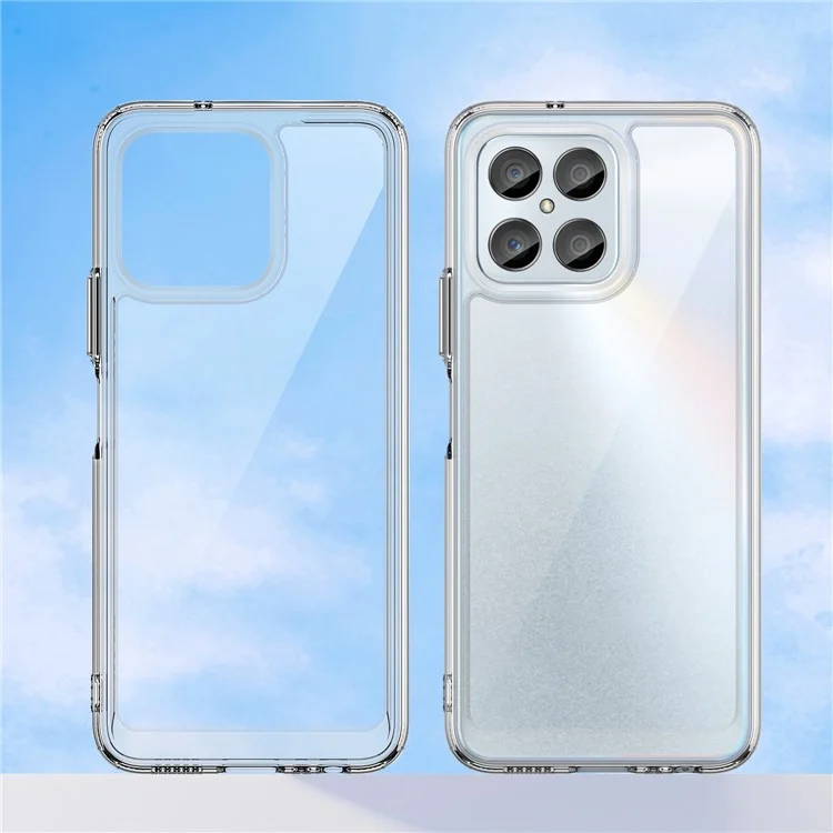 For Honor 70 Lite 5G Capa Protetora de Telefone TPU+Acrílica (Furo Grande para Lente Traseira)