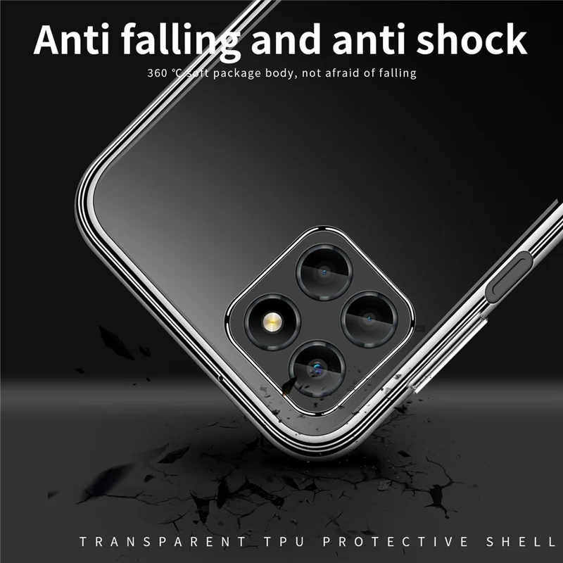 MOFI For Honor X6a 4G Case Capa Transparente para Telefone TPU Protetor de Telefone