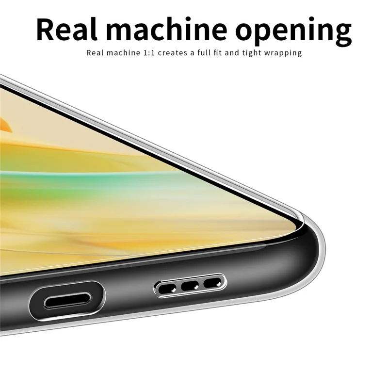 MOFI til Oppo A38 4G TPU-telefonbeskyttelse Gennemsigtig støvdækkende skal Telefonbeskyttelse