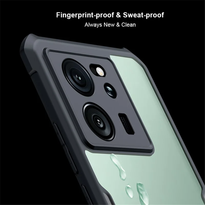 XUNDD para Xiaomi 13T Pro / 13T Funda Rígida Trasera del Teléfono Anticorrosión Acrílica+TPU Carcasa Delgada para Teléfono