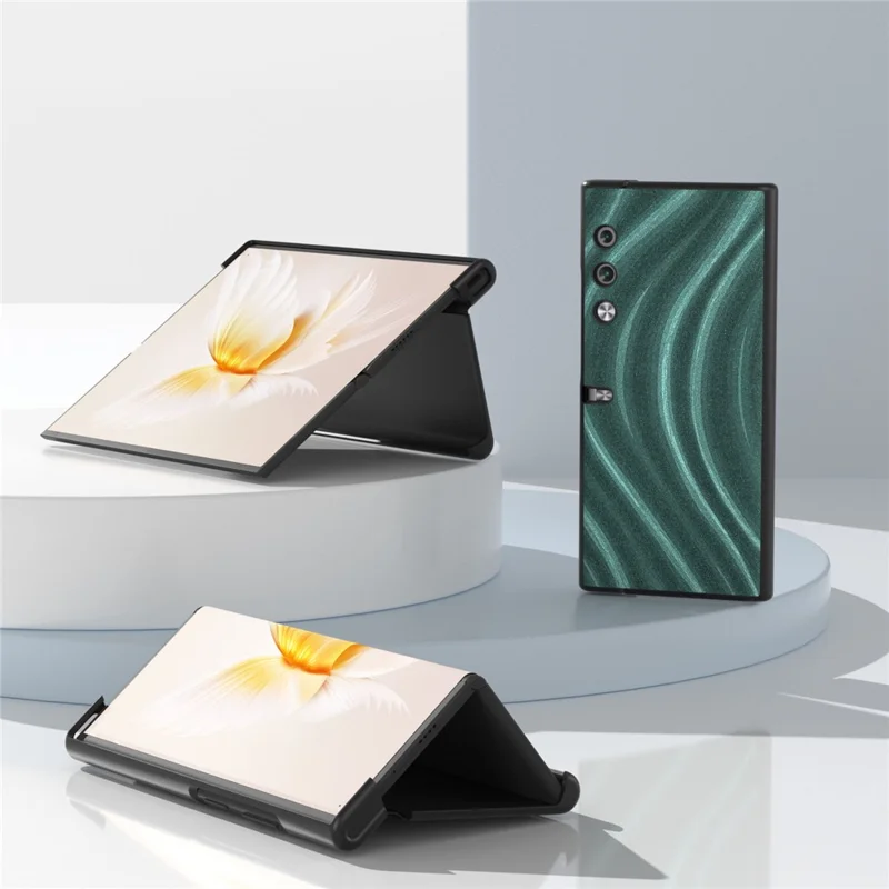Milky Way Series For Honor V Purse Case PU Leather+PC Shockproof Phone Cover - Green