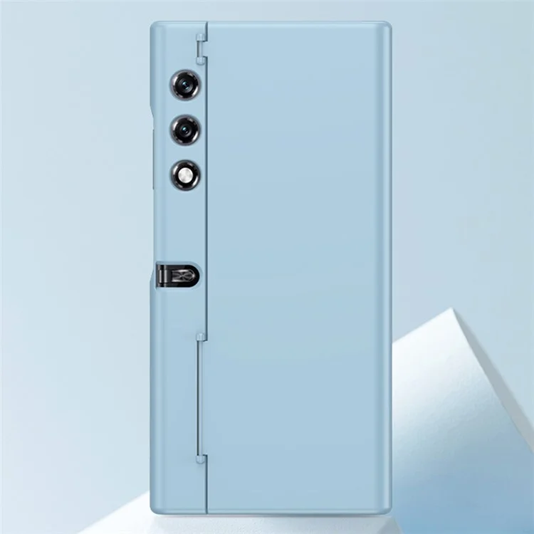 Для Чести V Кошелек Case Hard PC Skin Touch Copact Protection Protect - Голубые