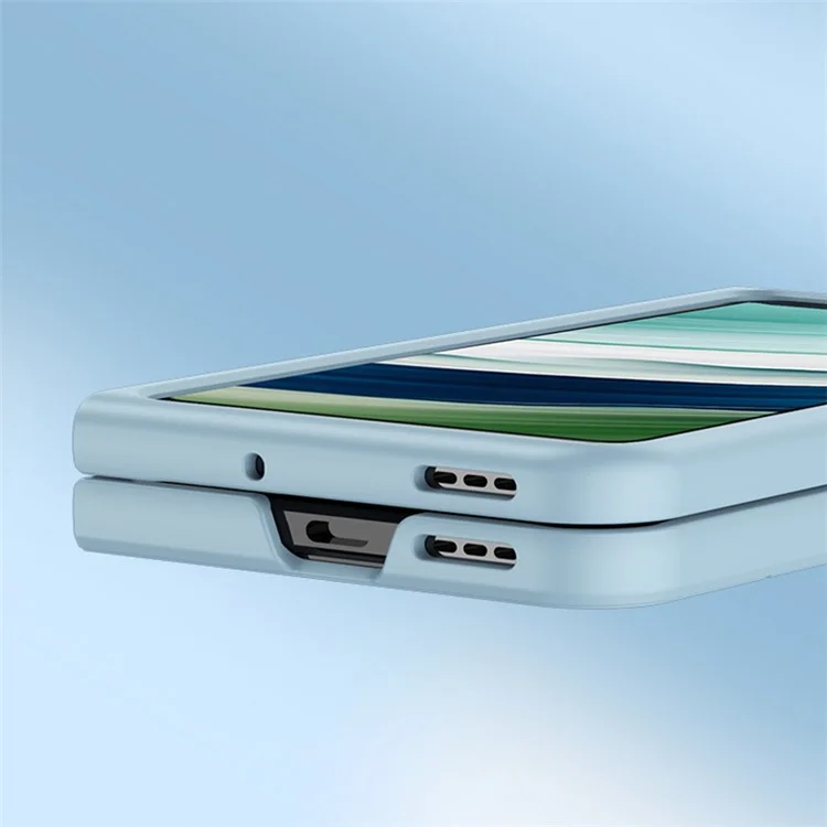 Для Чести V Кошелек Case Hard PC Skin Touch Copact Protection Protect - Голубые