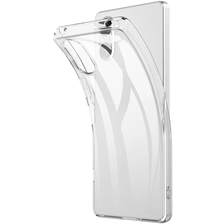 Per Sony Xperia 5 V Cover Antifimatura Trasparente Flessibile Custodia Telefonica in TPU