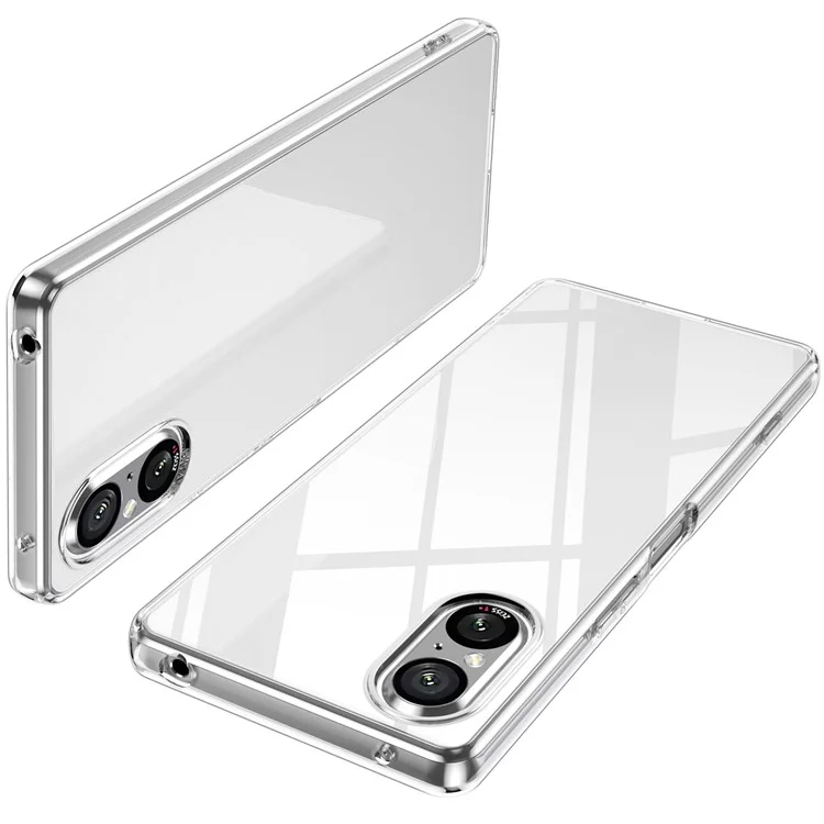 Per Sony Xperia 5 V Cover Antifimatura Trasparente Flessibile Custodia Telefonica in TPU