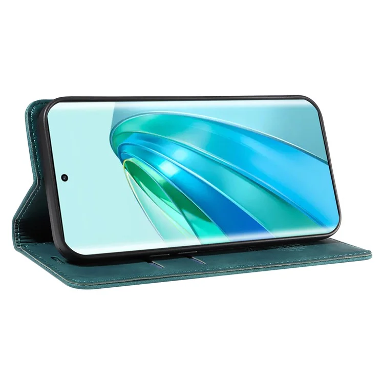 BETOPNICE 003 Para Honor X9a 5G / X40 5G / Magic5 Lite 5G Funda de Cartera de Cuero con Bloqueo RFID - Verde