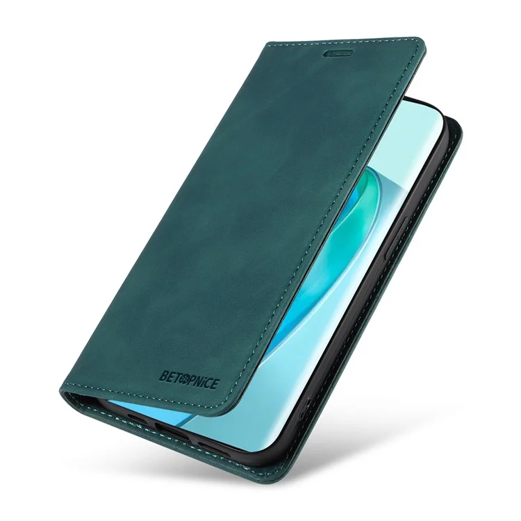 BETOPNICE 003 Para Honor X9a 5G / X40 5G / Magic5 Lite 5G Funda de Cartera de Cuero con Bloqueo RFID - Verde