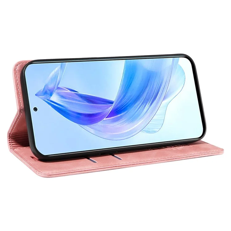 BETOPNICE 003 For Honor 90 Lite 5G / X50i 5G Чехол-бумажник с блокировкой RFID - Розовый