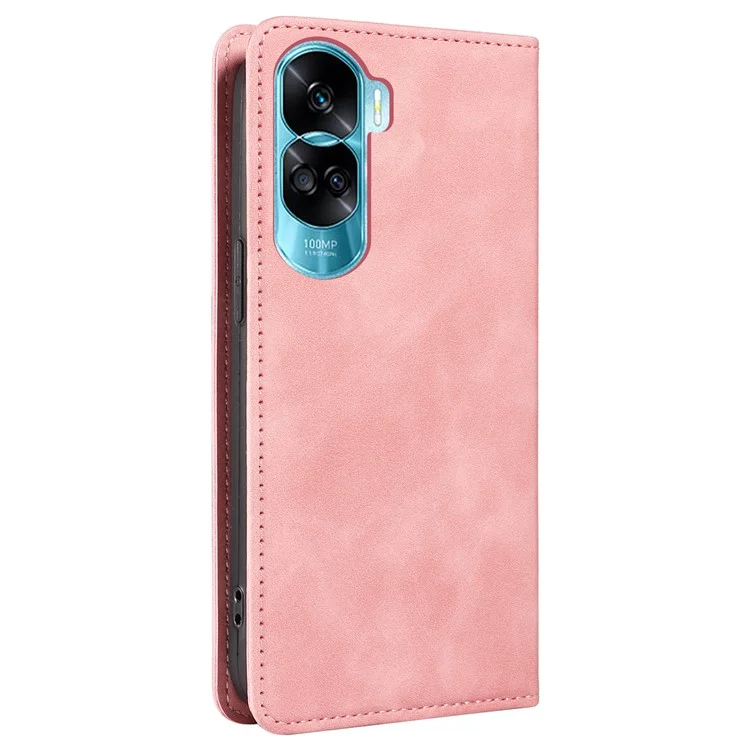 BETOPNICE 003 For Honor 90 Lite 5G / X50i 5G Чехол-бумажник с блокировкой RFID - Розовый