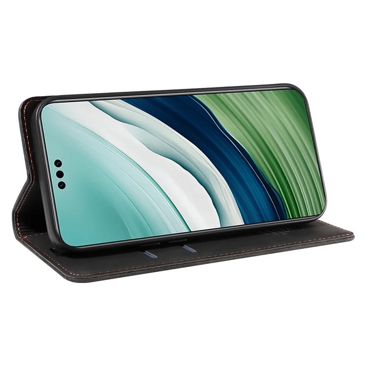BETOPNICE 003 Funda para Huawei Mate 60 Pro Cierre magnético Billetera de Piel - Negro