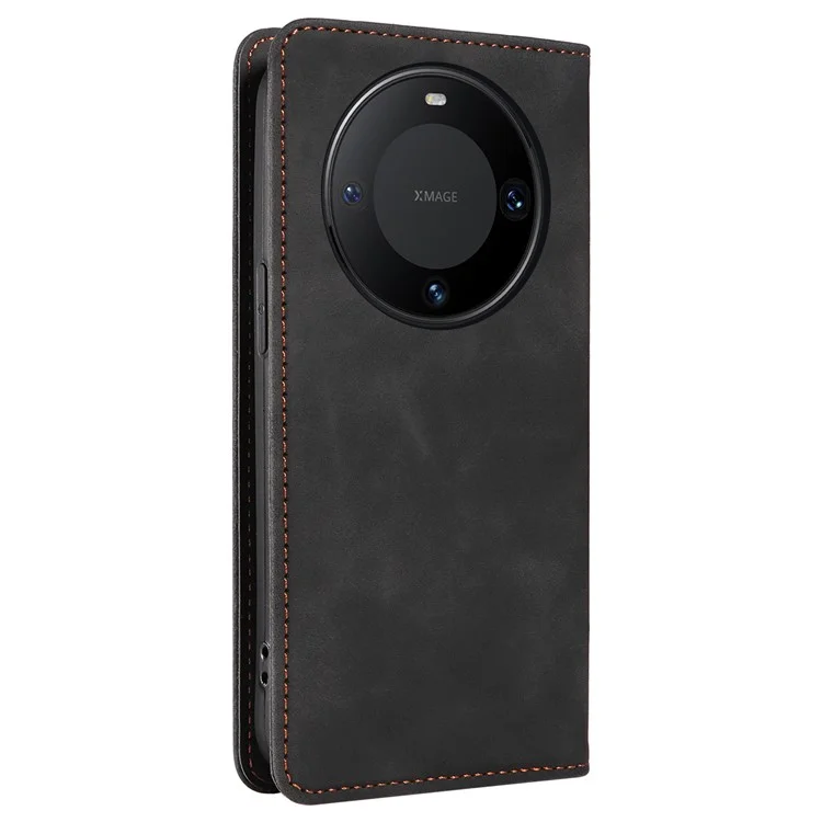 BETOPNICE 003 Funda para Huawei Mate 60 Pro Cierre magnético Billetera de Piel - Negro