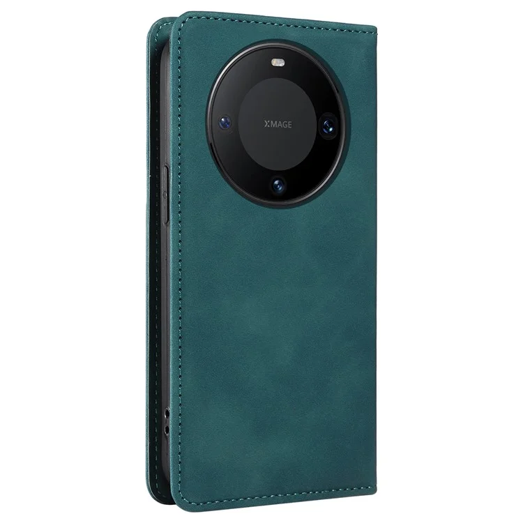 BETOPNICE 003 Чехол-кошелек для Huawei Mate 60, кожаный, с подставкой, с блокировкой RFID, зеленый