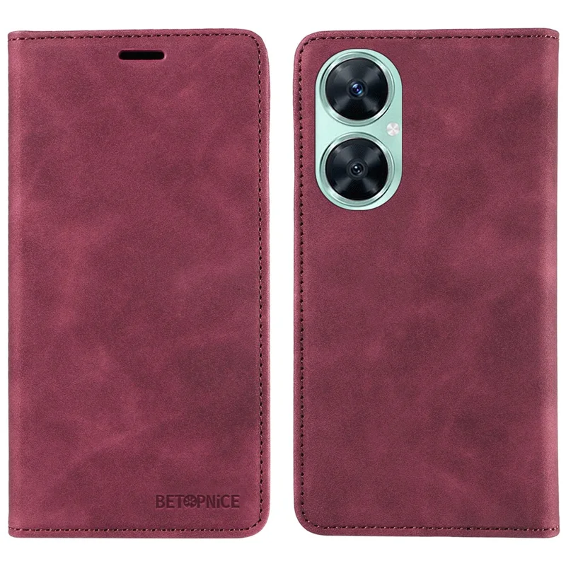 BETOPNICE 003 For Huawei nova 11i / Maimang 20 / Enjoy 60 Pro Case Leather Wallet Flip Phone Cover - Red