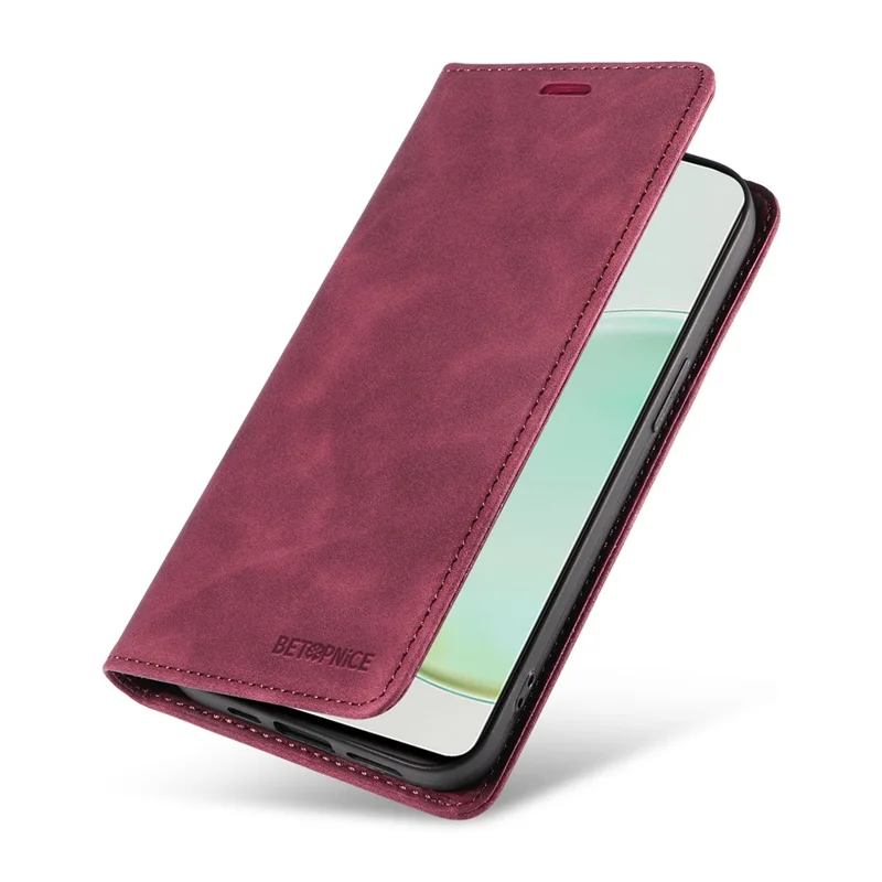 BETOPNICE 003 For Huawei nova 11i / Maimang 20 / Enjoy 60 Pro Case Leather Wallet Flip Phone Cover - Red
