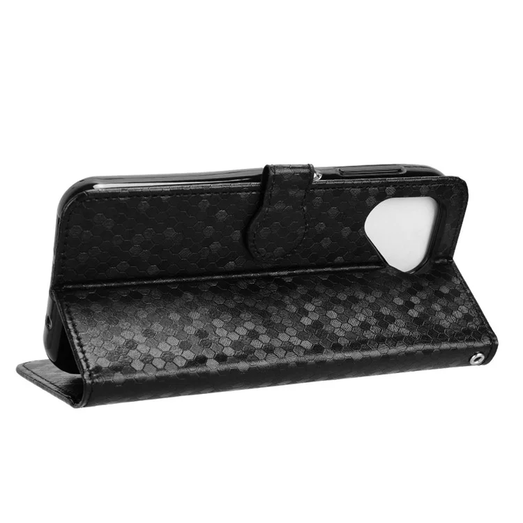 Für Fairphone 5 Hülle Anti-Kratzer PU-Leder bedruckter Wallet-Handyhülle - Schwarz