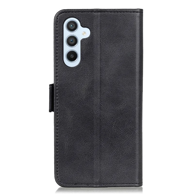 Per Samsung Galaxy A15 4G Case Full Protection Leather Wallet Stand Phone Cover - Nero