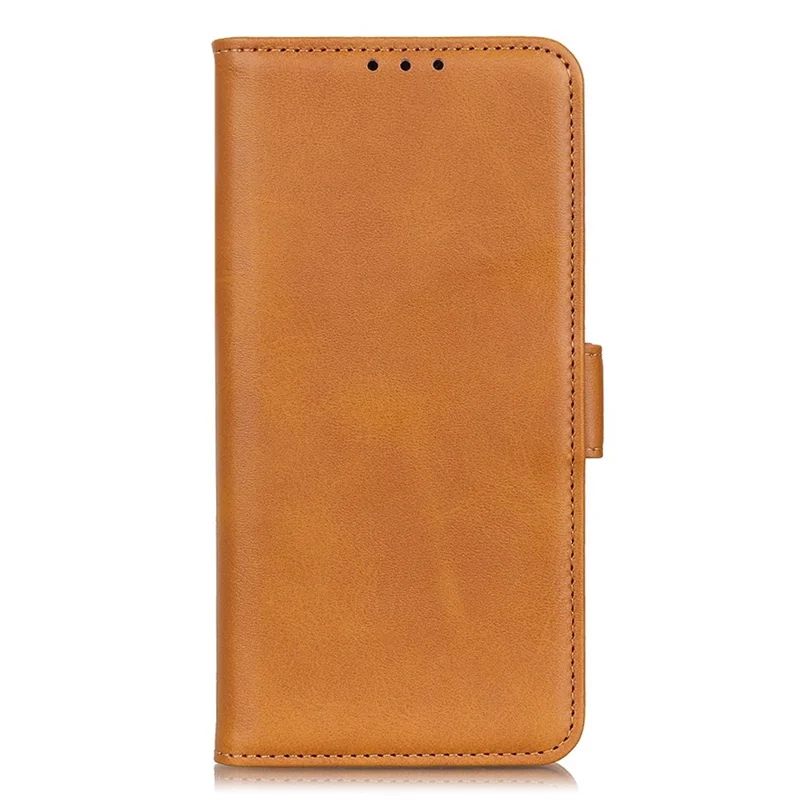 For Motorola Moto G54 5G Case Cowhide Texture PU Leather Wallet Phone Shell - Yellow