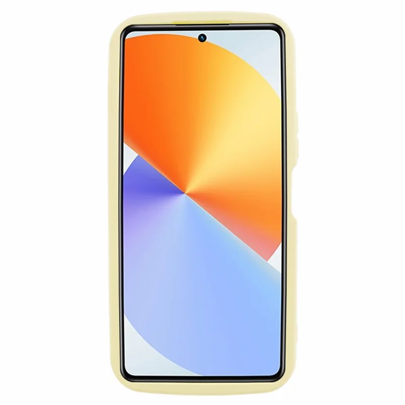 For Infinix Note 30 Pro 4G Case Candy Color Phone Shell Rubberized TPU Cover - Yellow