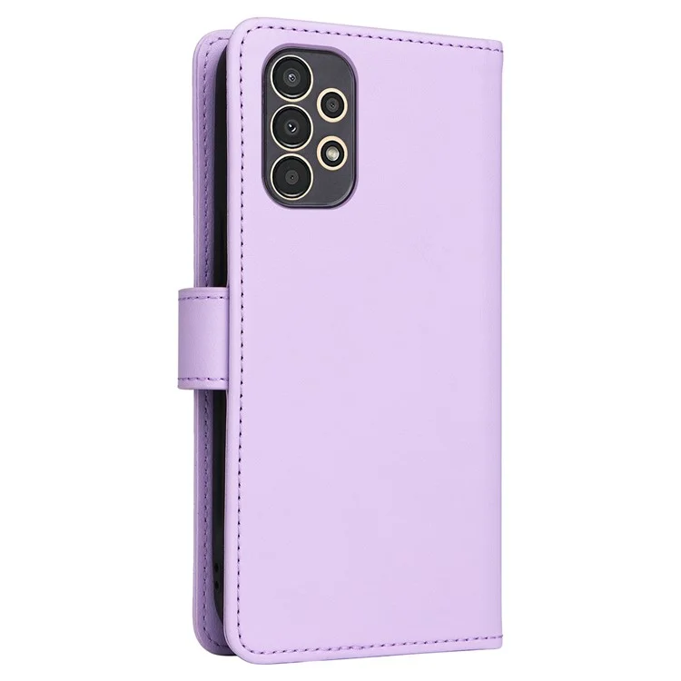 BETOPNICE 005 für Samsung Galaxy A13 4G Hülle Abnehmbar 2-in-1 Leder Handyhülle mit Ständer - Lila