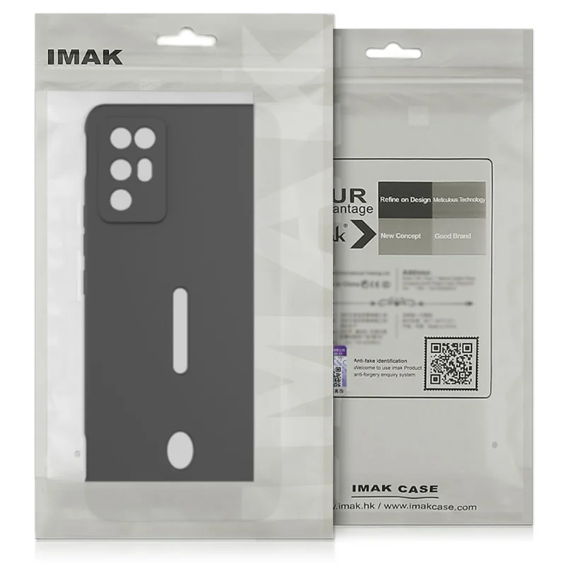 IMAK UC-4 Series for iPhone 15 TPU Case Straight Edge Anti-scratch Phone Cover - Red