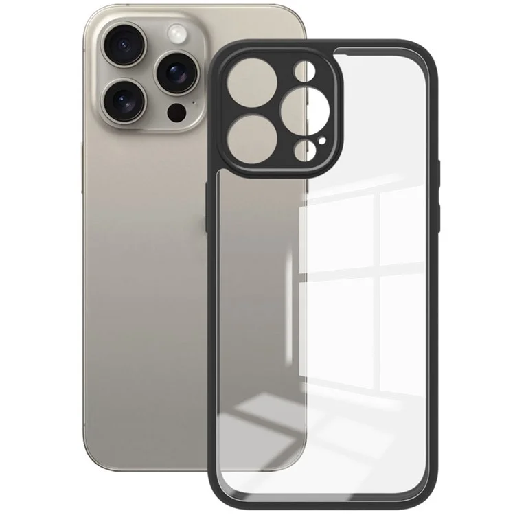 Étui pour téléphone IMAK UX-9A Series pour iPhone 15 Pro Max, anti-rayures, coque de téléphone portable en PC + TPU