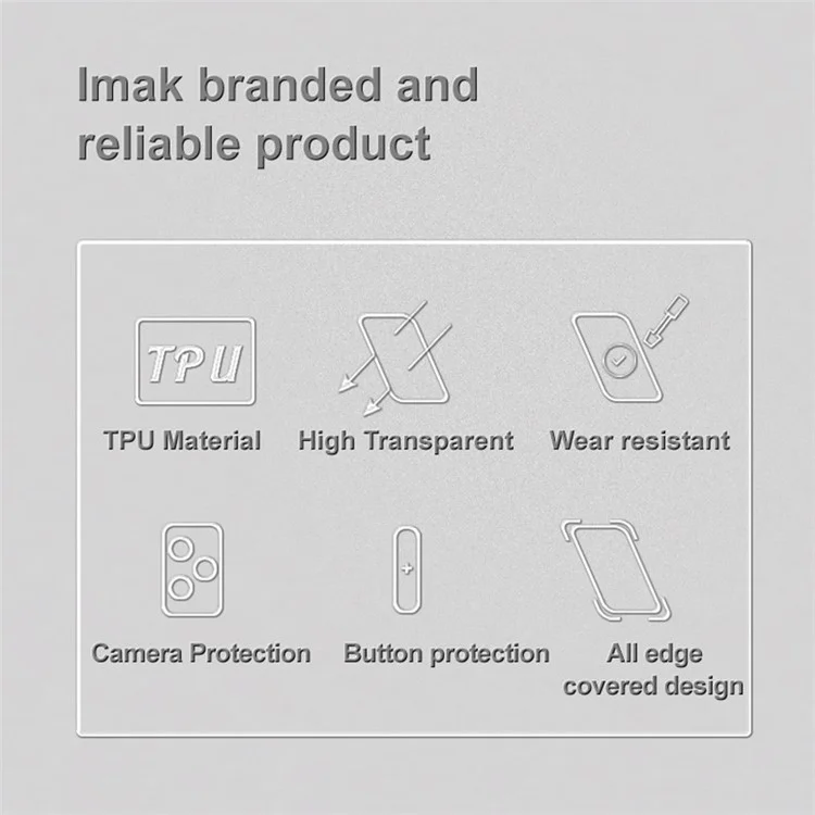 IMAK UX-5 Series for Samsung Galaxy A05s 4G Clear Case Flexible TPU Phone Cover