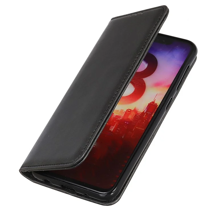 Для чехла Samsung Galaxy A15 4G Split Leather Anti-drop Wallet Stand Phone Cover - Black